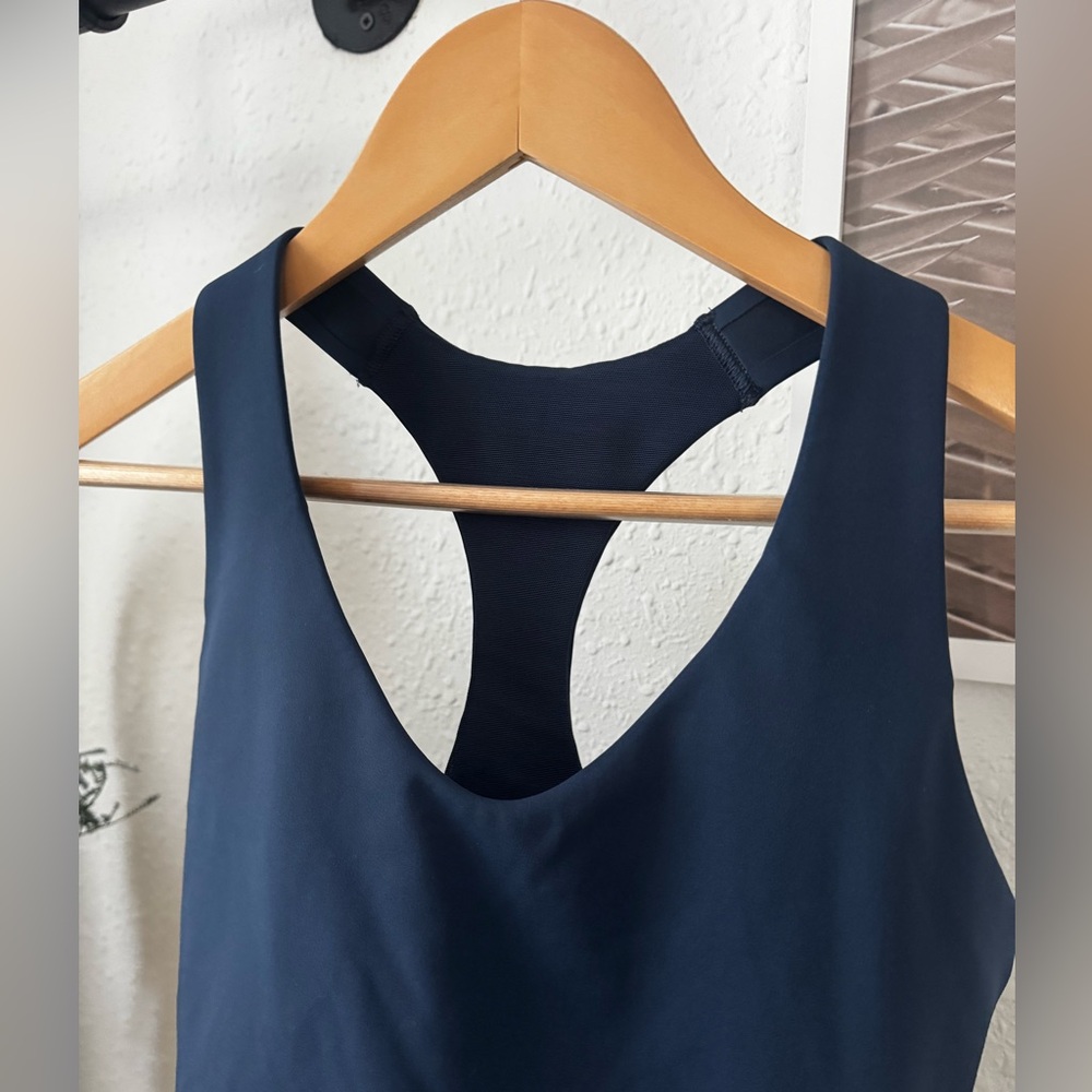 Spanx Core Active Racerback Sports Bra In Navy EUC - Picture 4 of 12